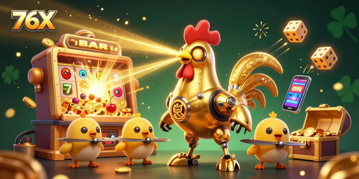 76X oferece uma experiência de caça-níqueis com robôs e jackpots vibrantes.
