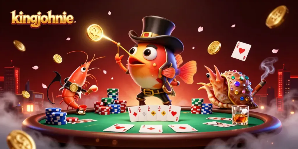 Engage in thrilling gameplay at kingjohnnie with exciting poker elements and vibrant visual appeal.