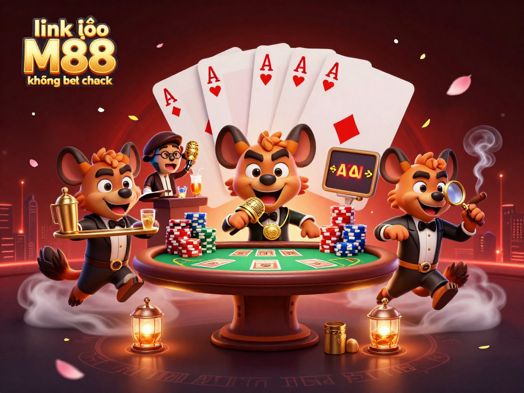 Trải nghiệm thú vị với link vào M88 không bị chặn, nơi các hyena vui vẻ tổ chức casino hài hước.