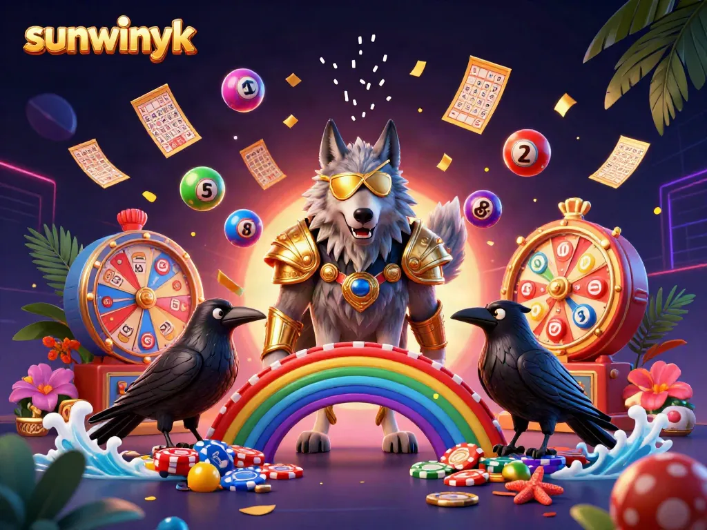 Experience the magic of sunwinyk with energetic lottery elements and mythological characters.