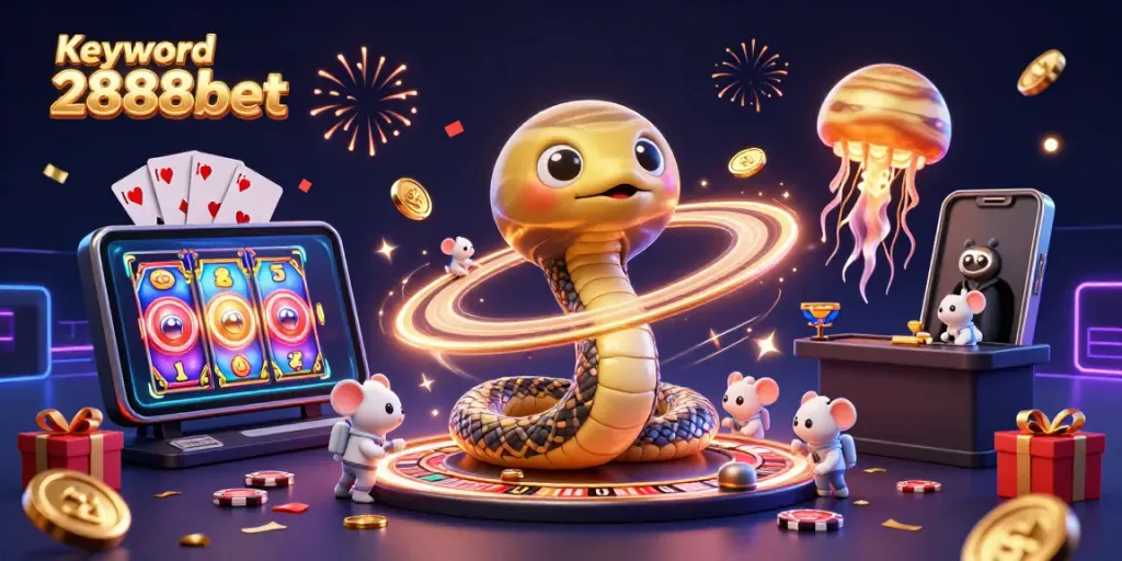 Experience thrilling bets with 2888bet through engaging games and vibrant casino visuals.