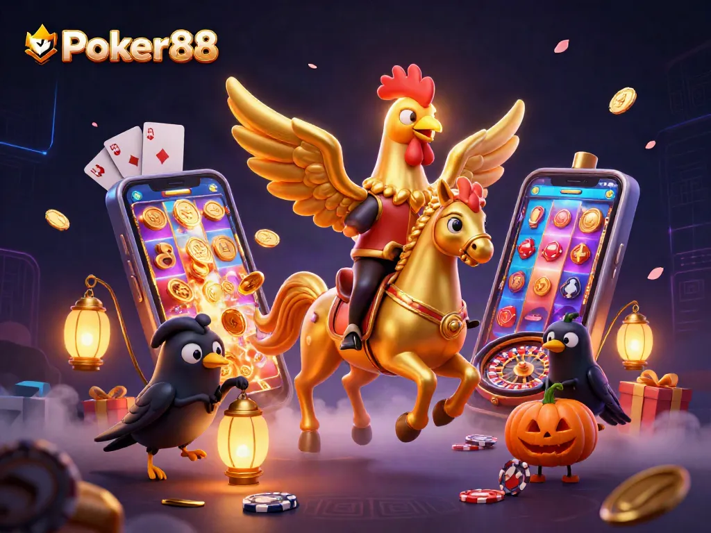 Experience the thrill of Poker88 while navigating a vibrant casino adventure