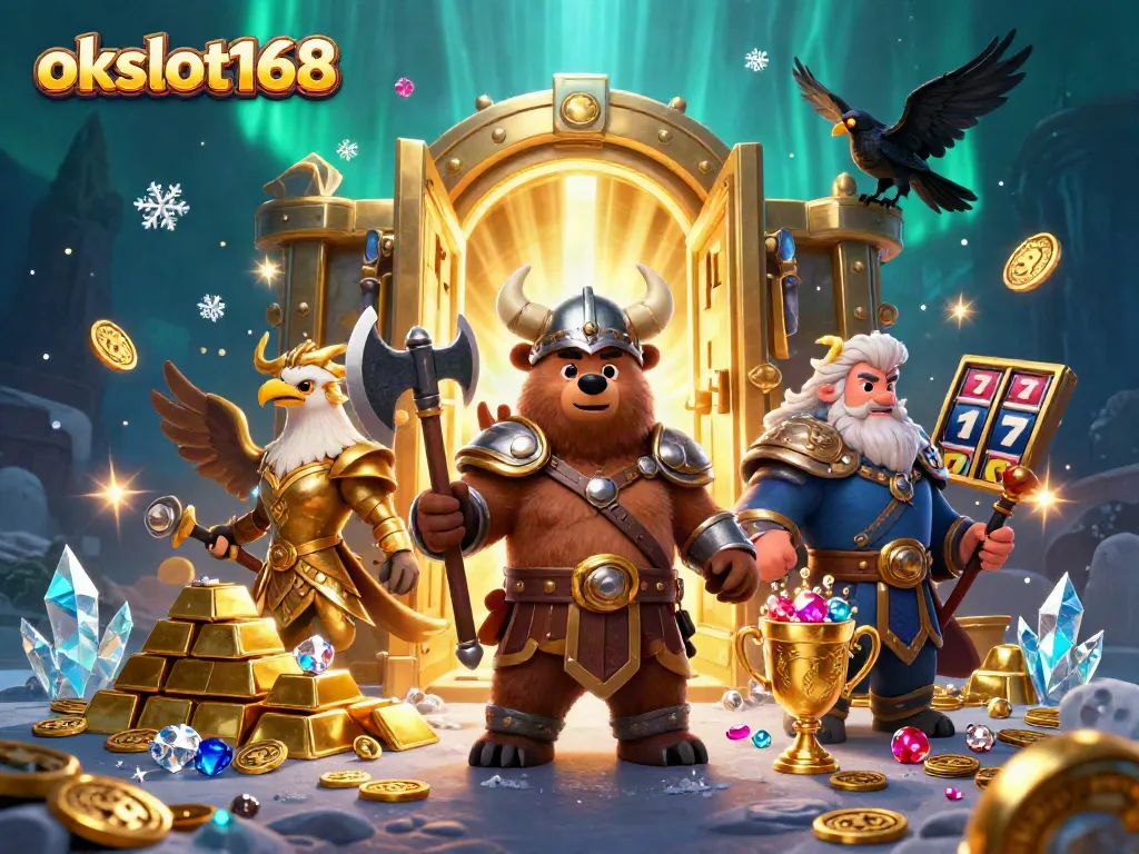 ภาพสามารถเล่นเกมสล็อตออนไลน์จาก okslot168 ด้วยการออกแบบที่น่าตื่นตาตื่นใจ