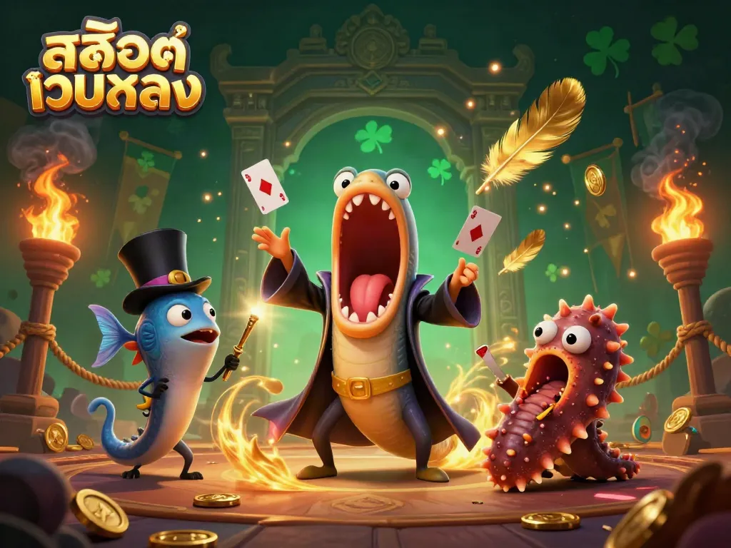 เล่นสล็อตเว็บตรงกับหุ่นยนต์ทะเลในฉากคาสิโนที่น่าตื่นเต้น