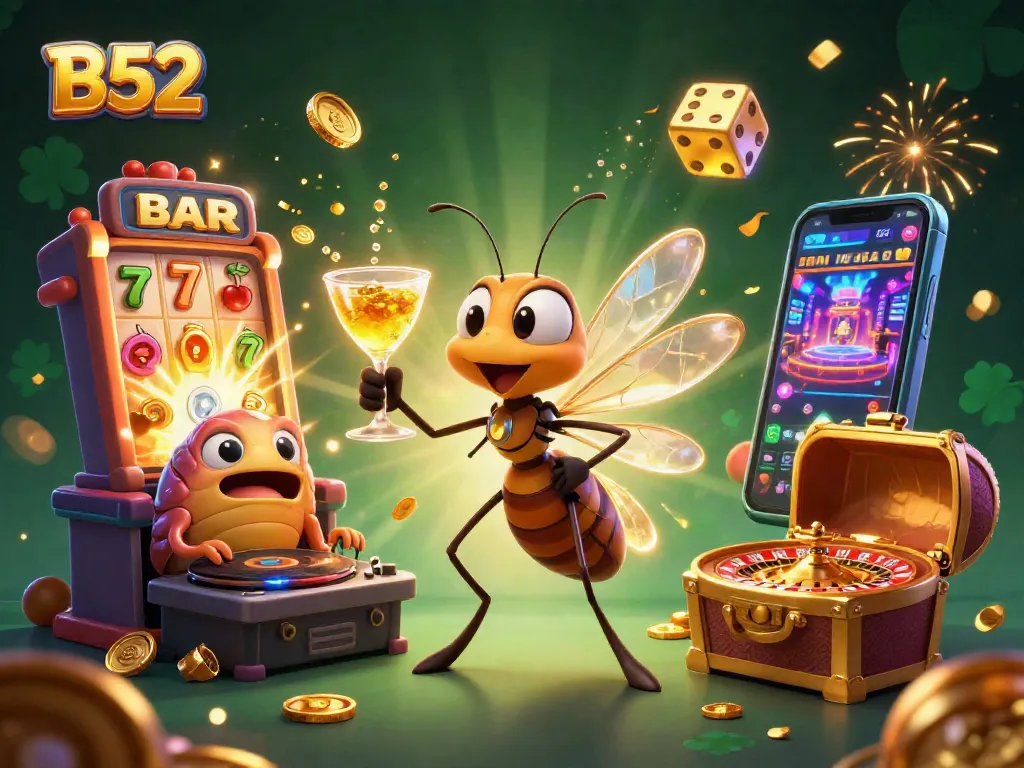 Spin to win as B52 captivates with golden cocktails and jackpots!