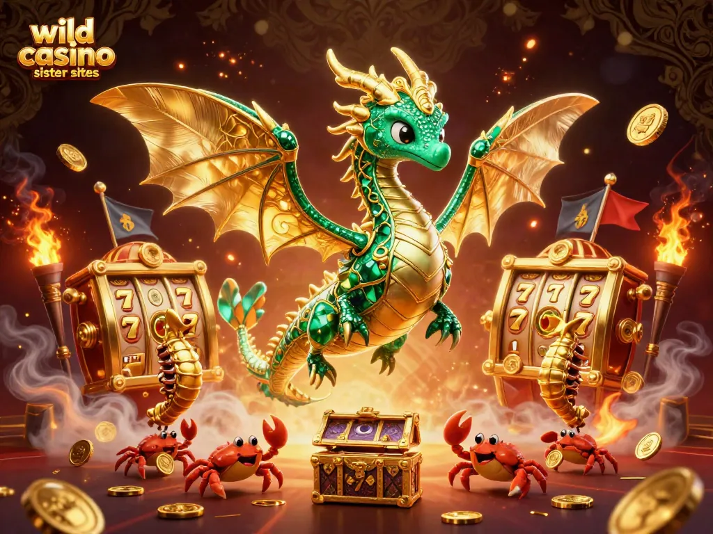 Engage with wild casino sister sites through this vibrant 3D casino gaming scene.