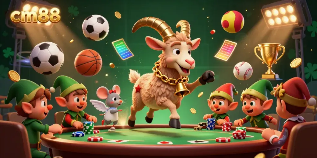 Experience thrilling gaming at cm88 as Krampus manages the holiday-horror casino scene with lively characters.