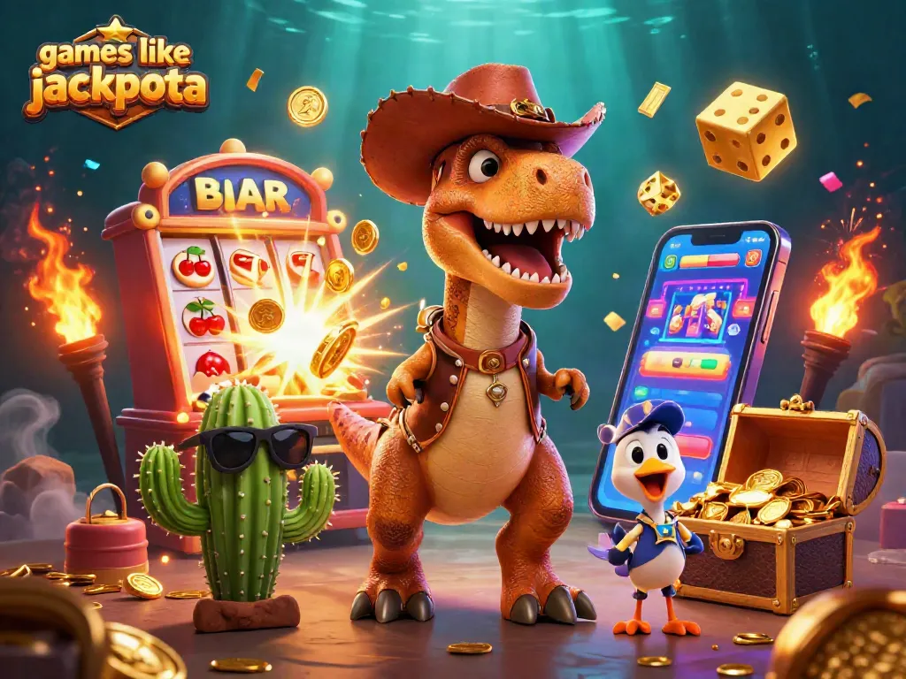 Experience the thrill of games like jackpota with colorful casino elements and vibrant characters.