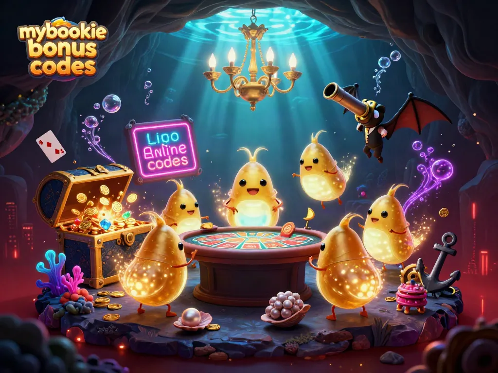 Ignite your winnings with mybookie bonus codes in this vibrant 3D casino scene.
