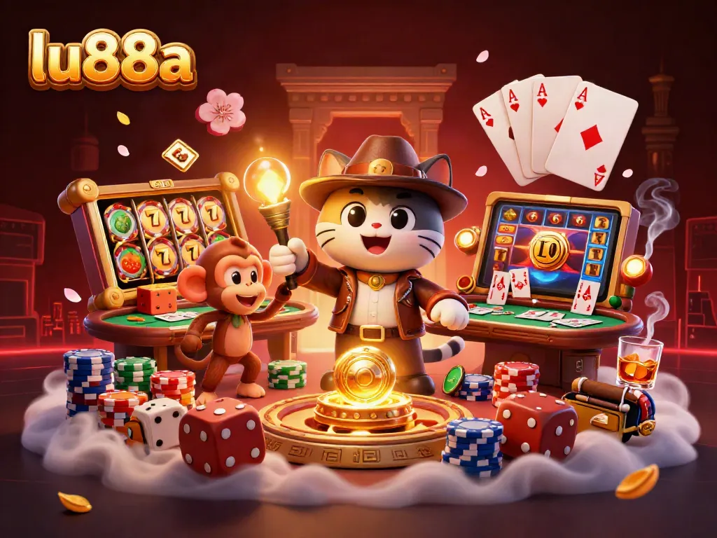 Experience thrilling gameplay at lu88a with vibrant casino elements and an archaeological adventure.