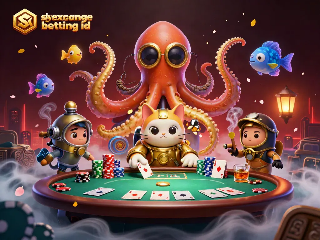 Experience thrilling action with the skyexchange betting id, featuring dynamic characters and casino elements.