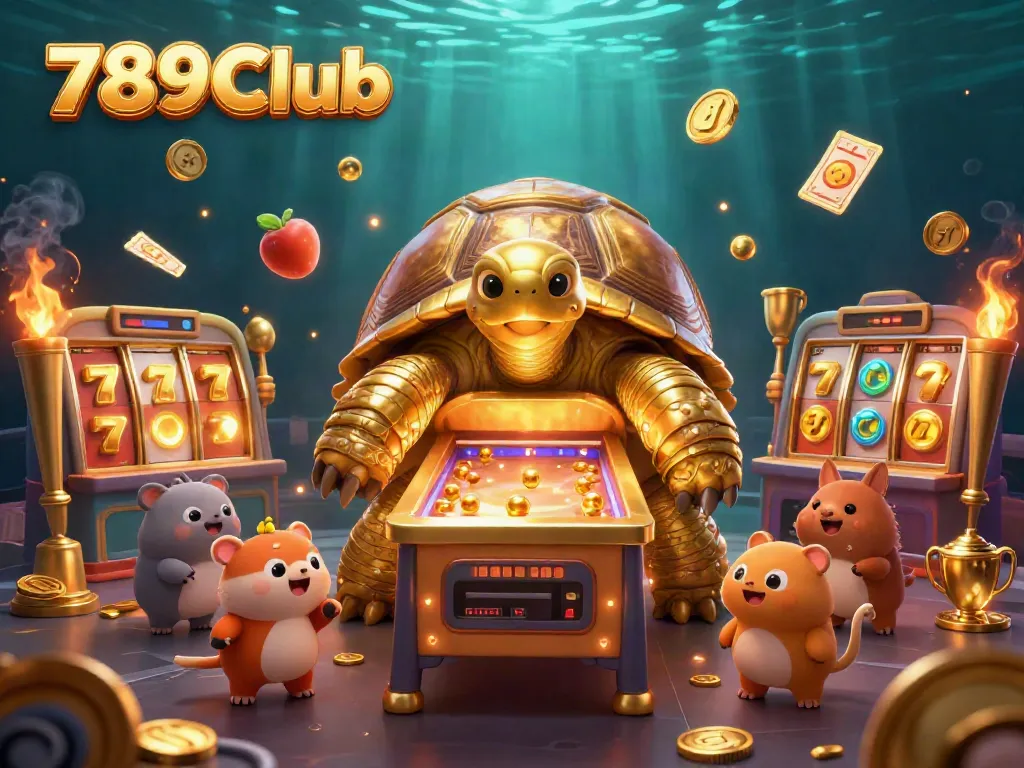 Experience the excitement of gameplay at 789Club, featuring iconic slot elements and fun characters.