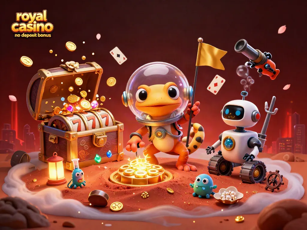Engage with the royal ace casino no deposit bonus through fun Martian-themed casino adventures.