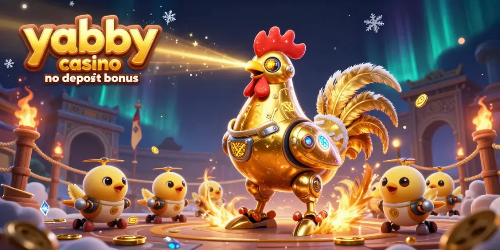 Experience the excitement of Yabby Casino no deposit bonus with vibrant 3D characters and dynamic gaming elements.