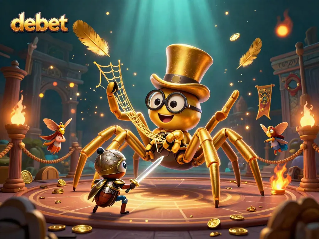 Engage with debet, a thrilling online casino experience through vibrant characters and dynamic elements.