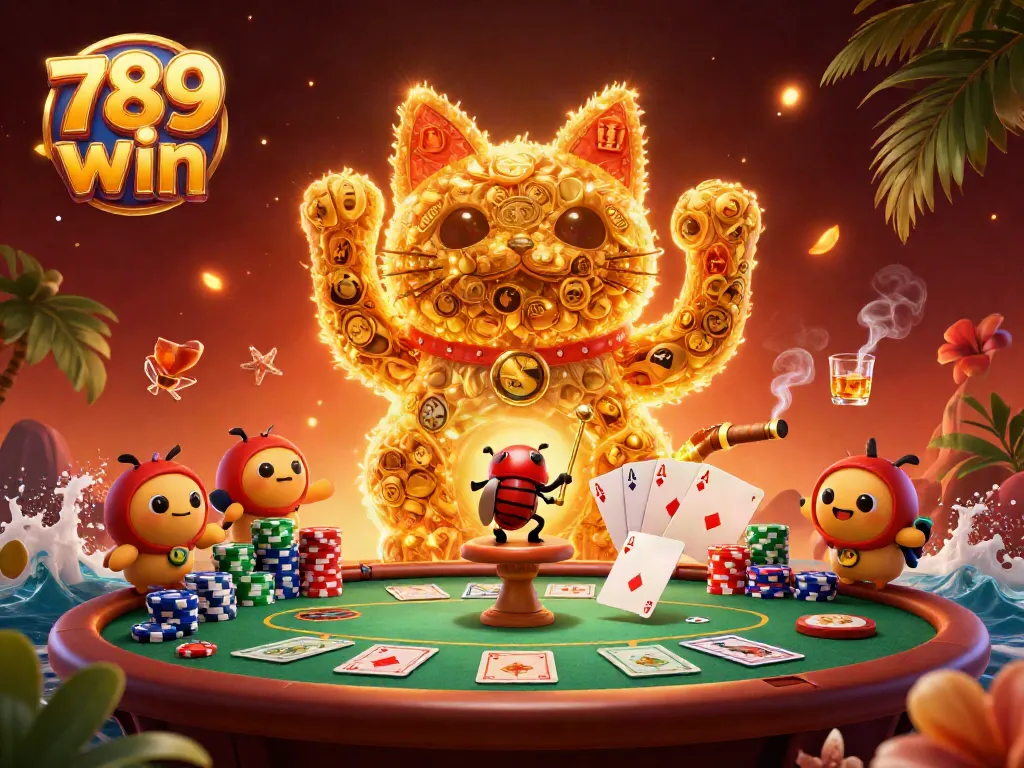 Experience the vibrant thrill of 789 win at this unique online casino scene filled with luck and excitement.