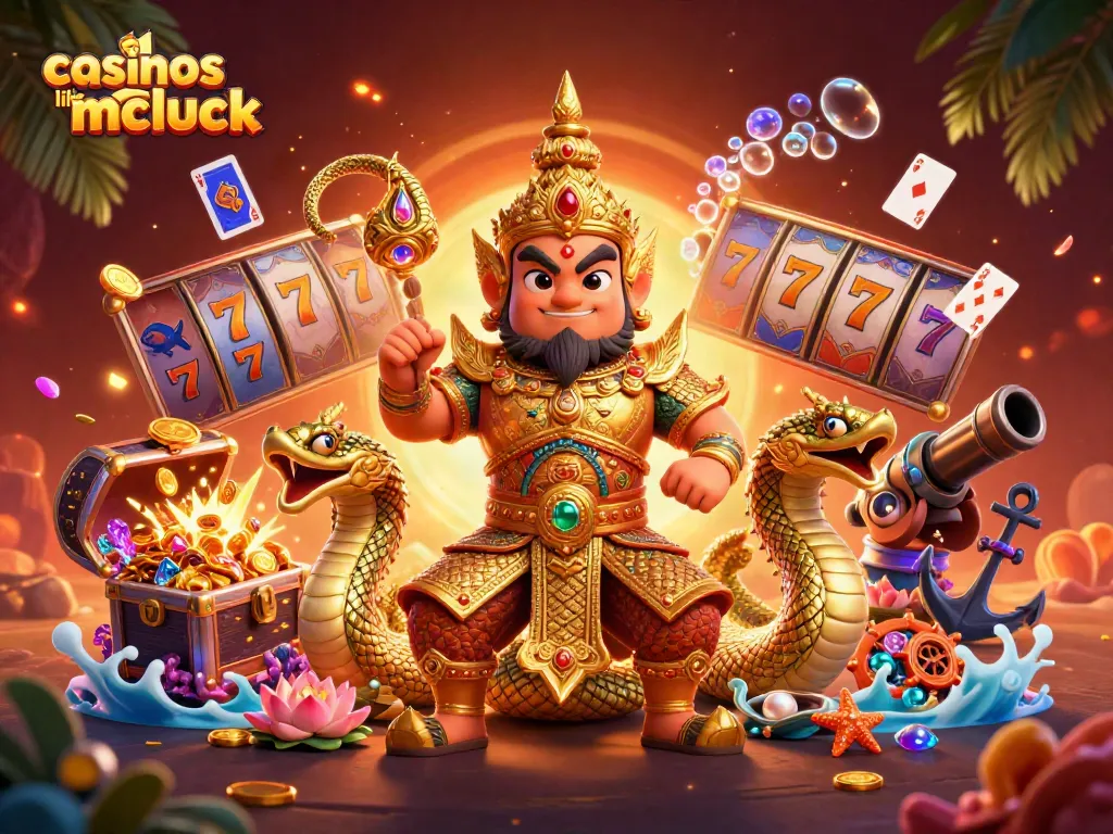 Enjoy thrilling games at casinos like McLuck with vibrant 3D digital characters and engaging elements.